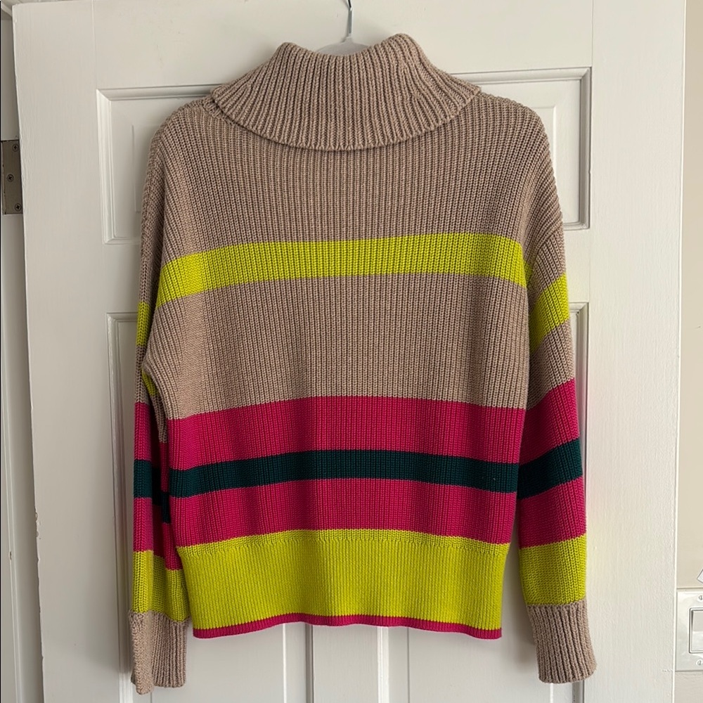 Colorful Striped Women's Sweater - Picture 6 of 8